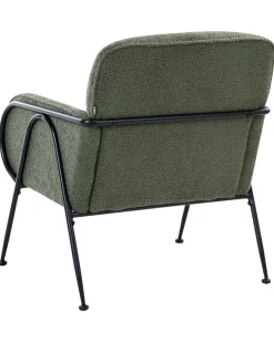 Clearance Fotel TRYSNES Boucle Zielony Wszystkie Fotele|Fotele Tapicerowane