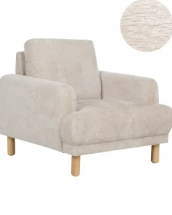 Clearance Fotel TUVE Boucle Beżowy Wszystkie Fotele|Fotele Tapicerowane