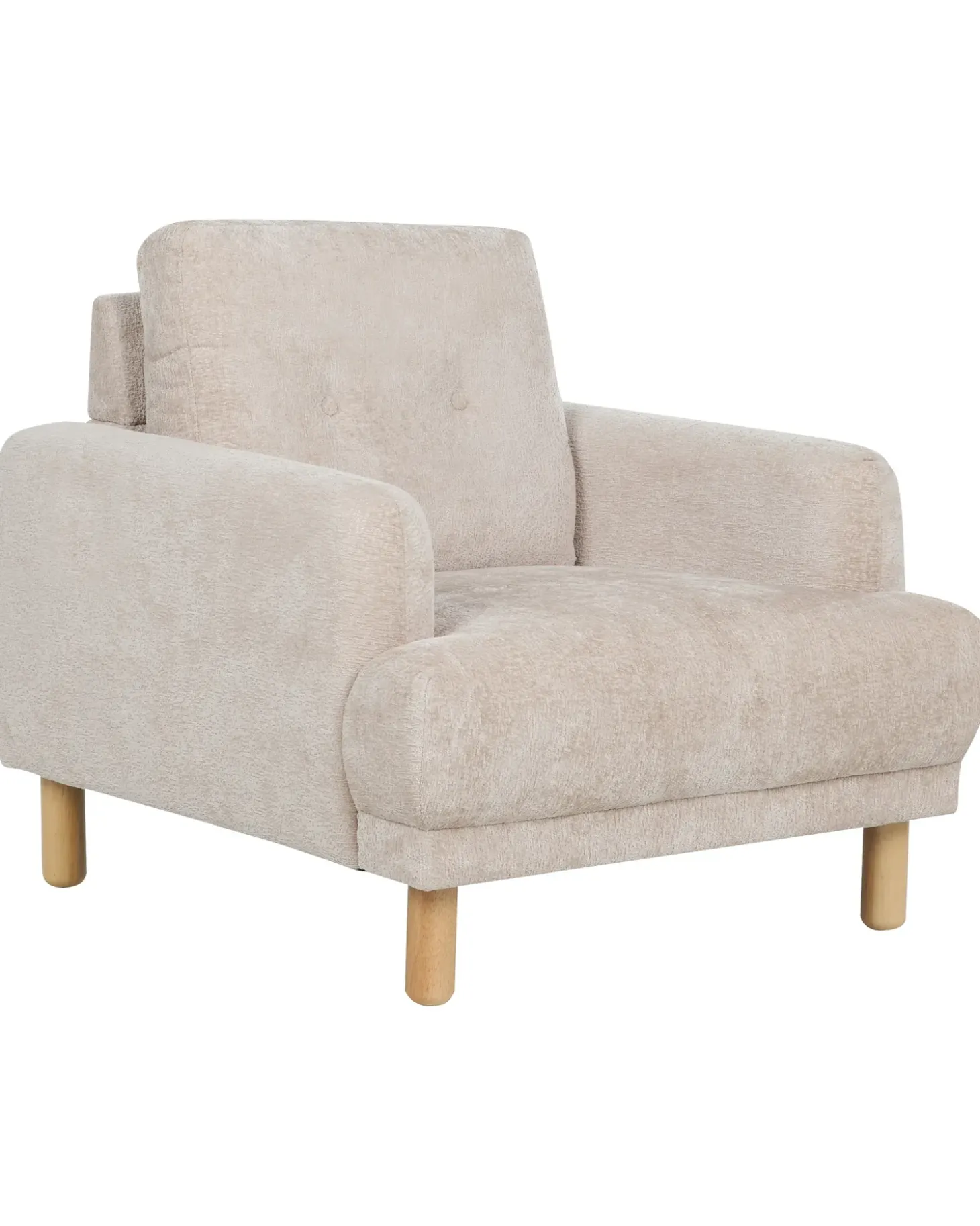 Clearance Fotel TUVE Boucle Beżowy Wszystkie Fotele|Fotele Tapicerowane