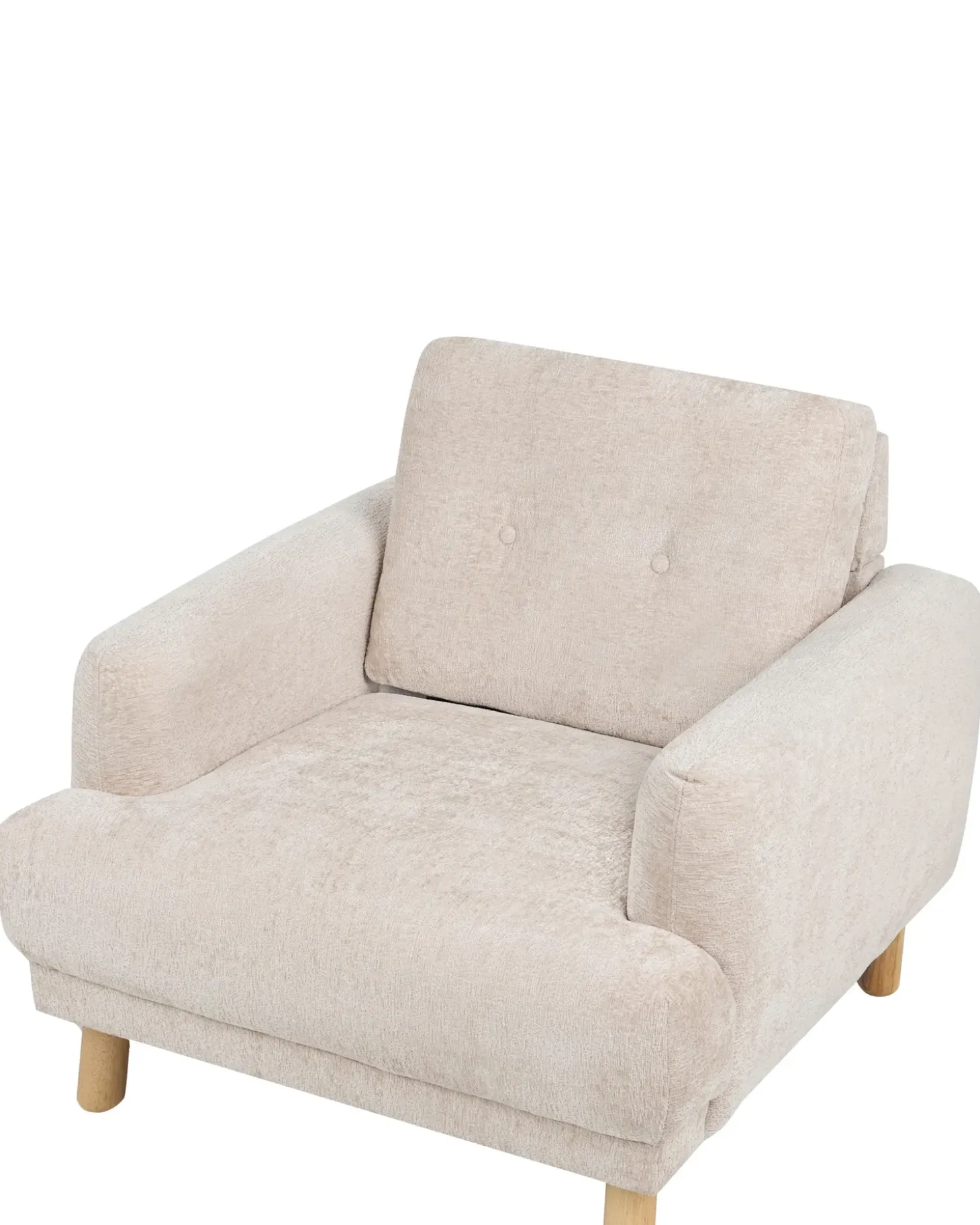 Clearance Fotel TUVE Boucle Beżowy Wszystkie Fotele|Fotele Tapicerowane
