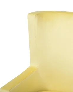 Sale Fotel uszak ONEIDA Welur Żółty Wszystkie Fotele|Fotele Tapicerowane