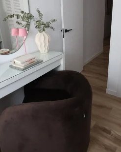 Online VELTADA Welur Ciemno Wszystkie Fotele|Fotele Tapicerowane