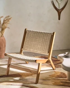 New Fotel VILLAZ Drewno Brązowy Wszystkie Fotele|Wszystkie Fotele