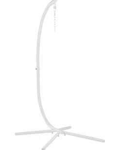 Fotel wiszący ze stojakiem ARCO Metal Biały