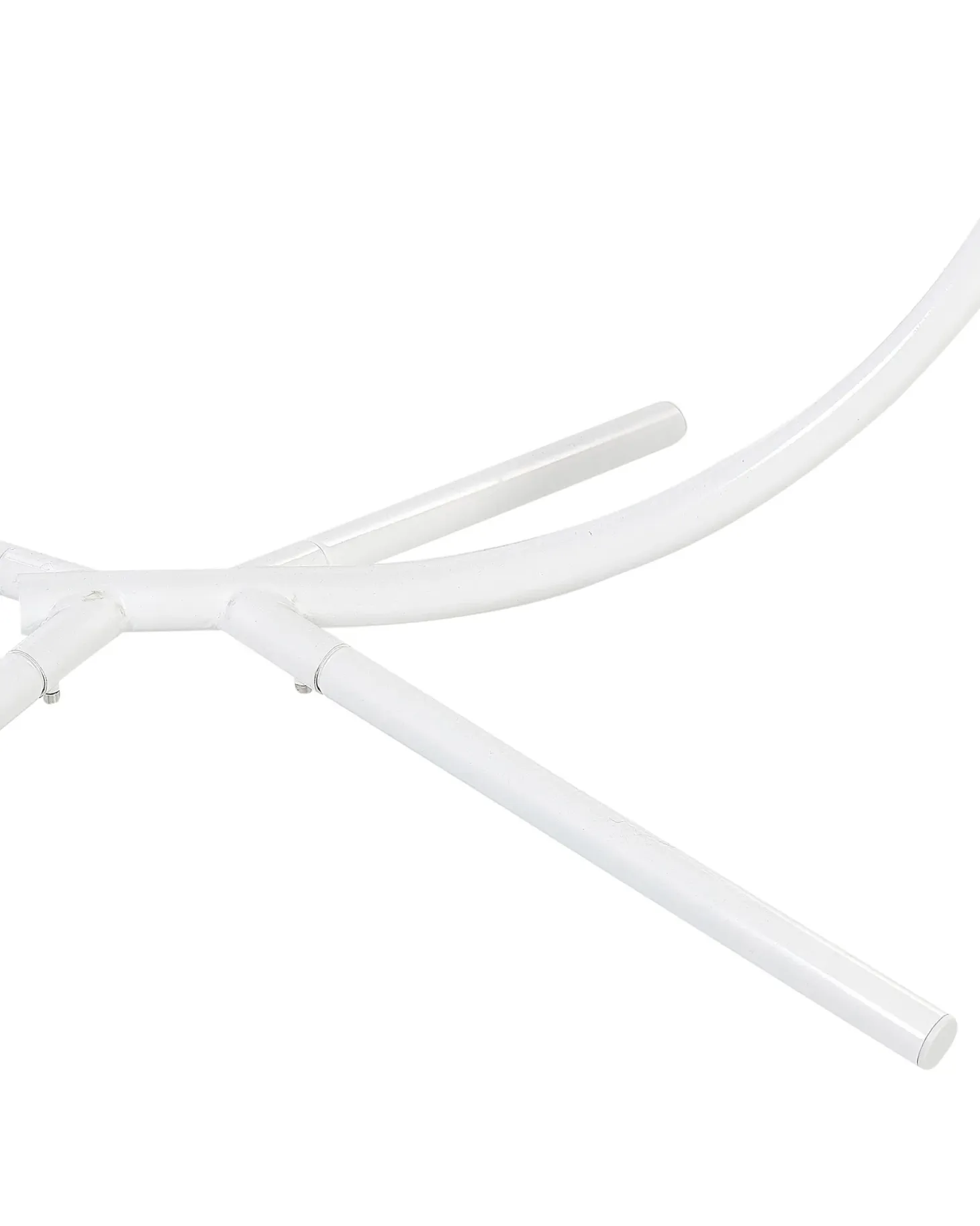 Fotel wiszący ze stojakiem ARCO Metal Biały