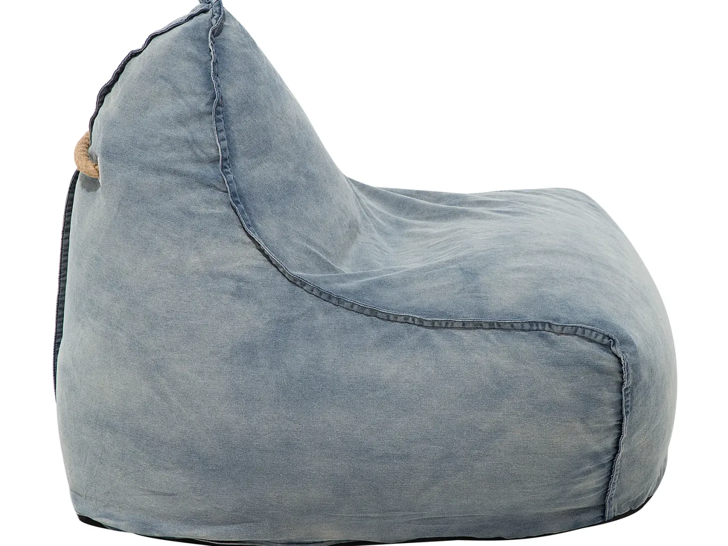 Fotel worek 200 L DROP 63 cm 75 cm Błękitny