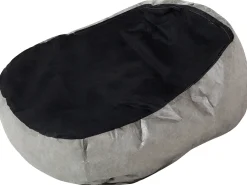 Fotel worek 200 L DROP 63 cm 75 cm Jasnoszary