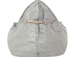 Fotel worek 200 L DROP 63 cm 75 cm Jasnoszary