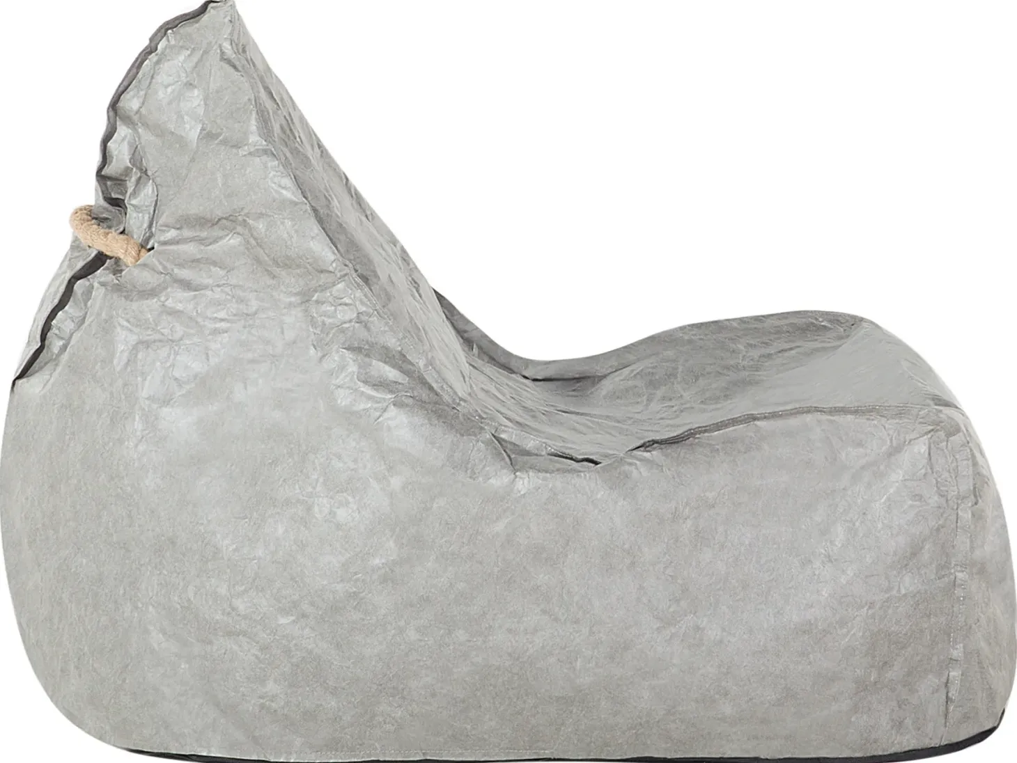 Fotel worek 200 L DROP 63 cm 75 cm Jasnoszary
