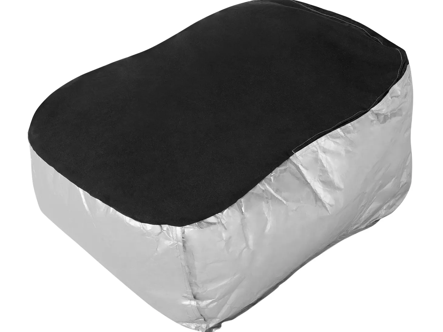 Fotel worek 200 L DROP 63 cm 75 cm Srebrny