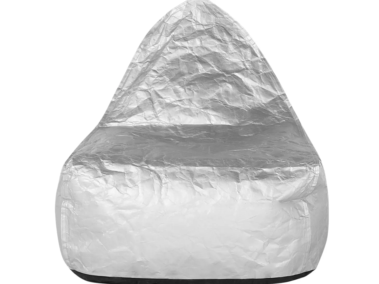 Fotel worek 200 L DROP 63 cm 75 cm Srebrny