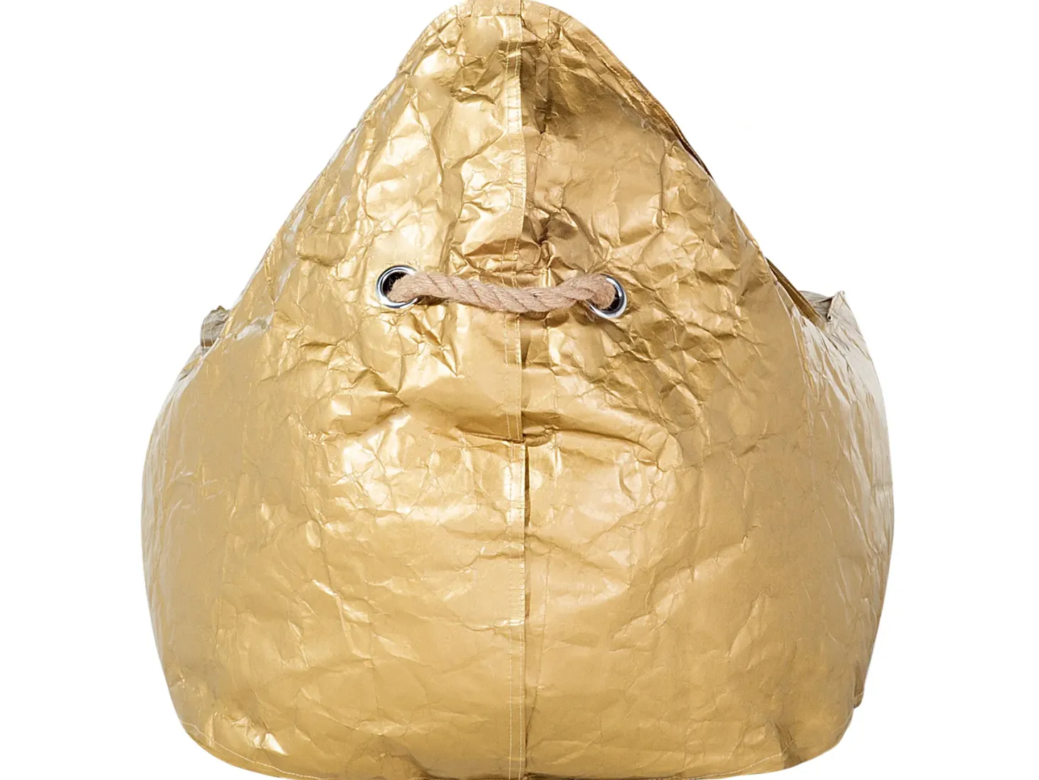 Fotel worek 200 L DROP 63 cm 75 cm Złoty