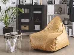 Fotel worek 200 L DROP 63 cm 75 cm Złoty brąz
