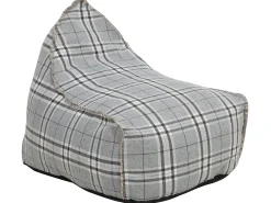 Fotel worek 200 L DROP LINEN 63 cm 75 cm Szary