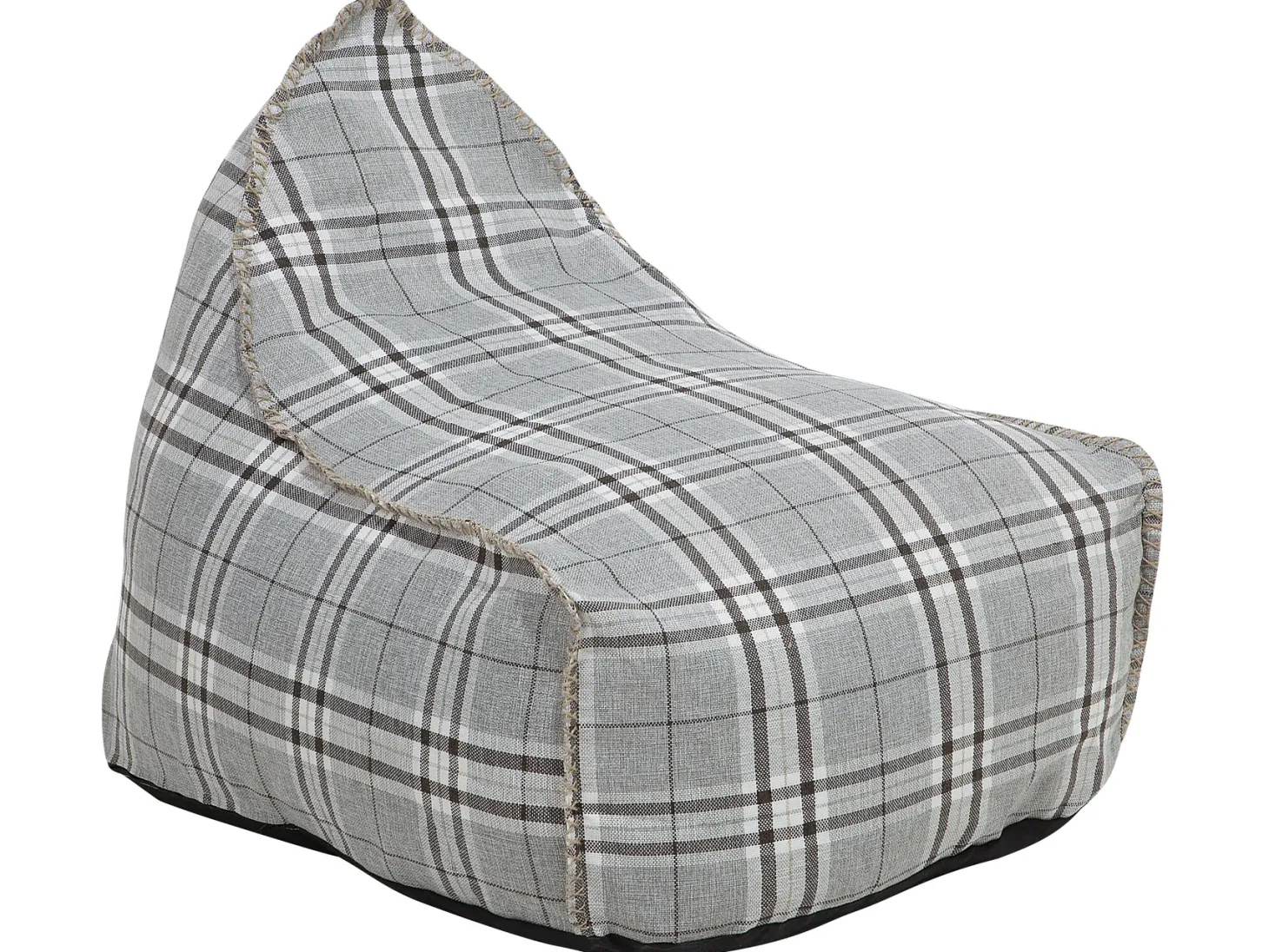 Fotel worek 200 L DROP LINEN 63 cm 75 cm Szary