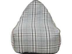 Fotel worek 200 L DROP LINEN 63 cm 75 cm Szary