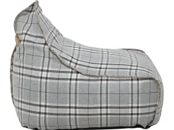 Fotel worek 200 L DROP LINEN 63 cm 75 cm Szary