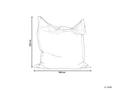 Fotel worek 600 L FUZZY 180 cm 230 cm Błękitny