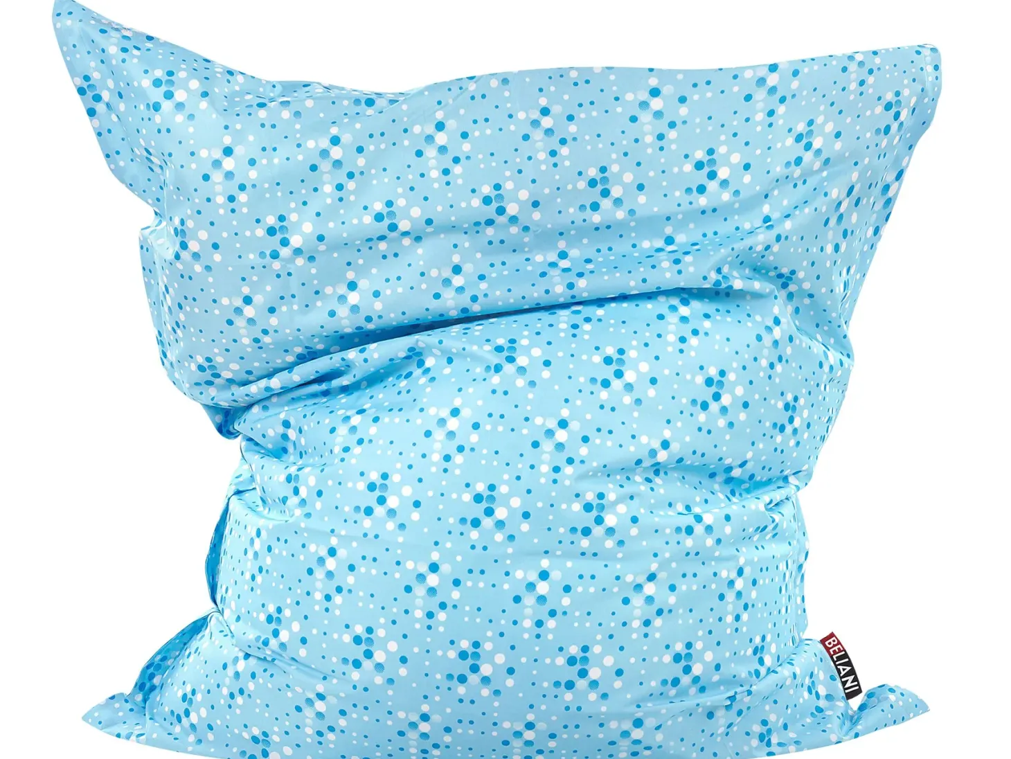 Fotel worek 300 L FUZZY 140 cm 180 cm Błękitny