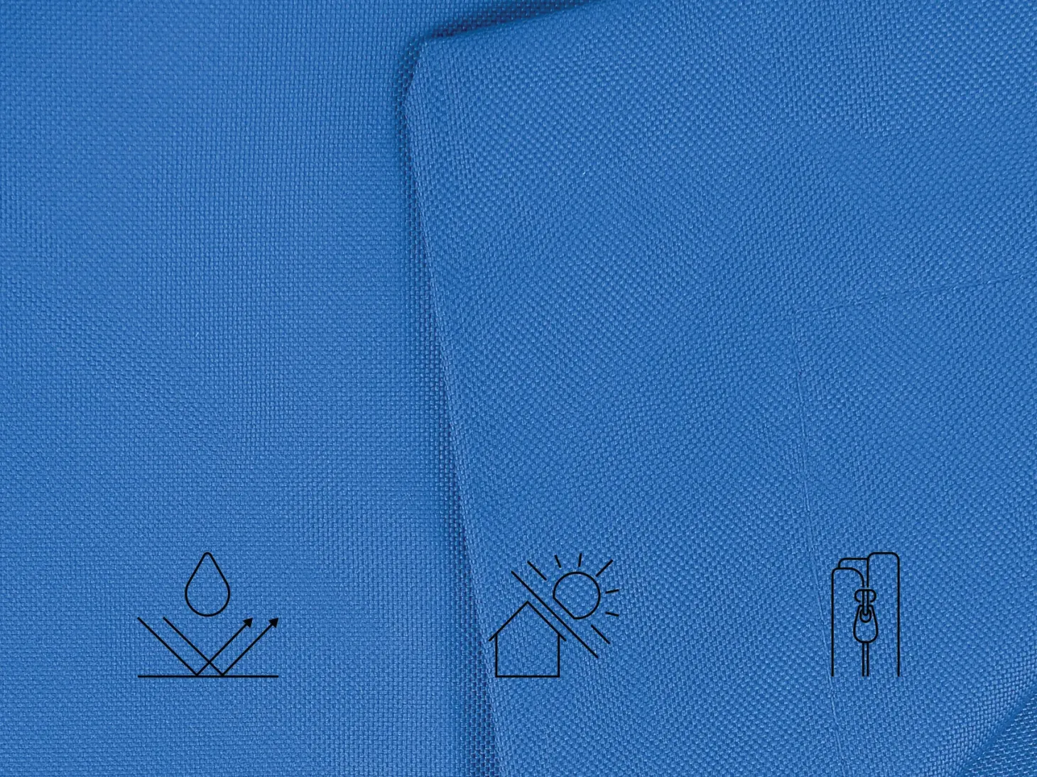 Fotel worek 600 L FUZZY 180 cm 230 cm Ciemnoniebieski