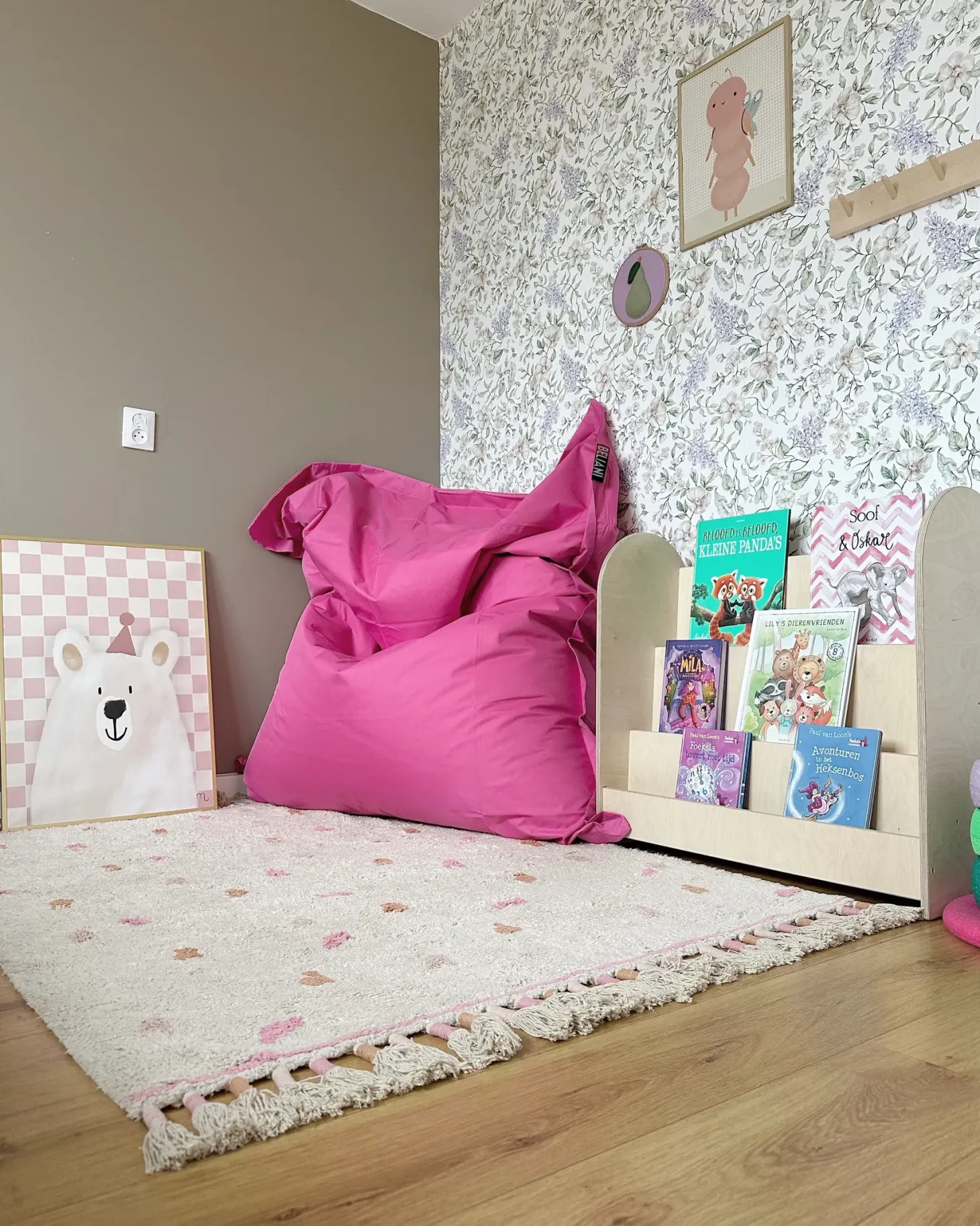 Fotel worek 300 L FUZZY 140 cm 180 cm Fuksja