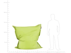 Fotel worek 300 L FUZZY 140 cm 180 cm Limonkowy
