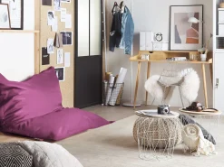 Fotel worek 300 L FUZZY 140 cm 180 cm Purpurowy