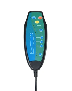 Discount Fotel z masażem RELAXPRO Z podnóżkiem Ekoskóra Jasno Fotele Z Masażem|Wszystkie Fotele