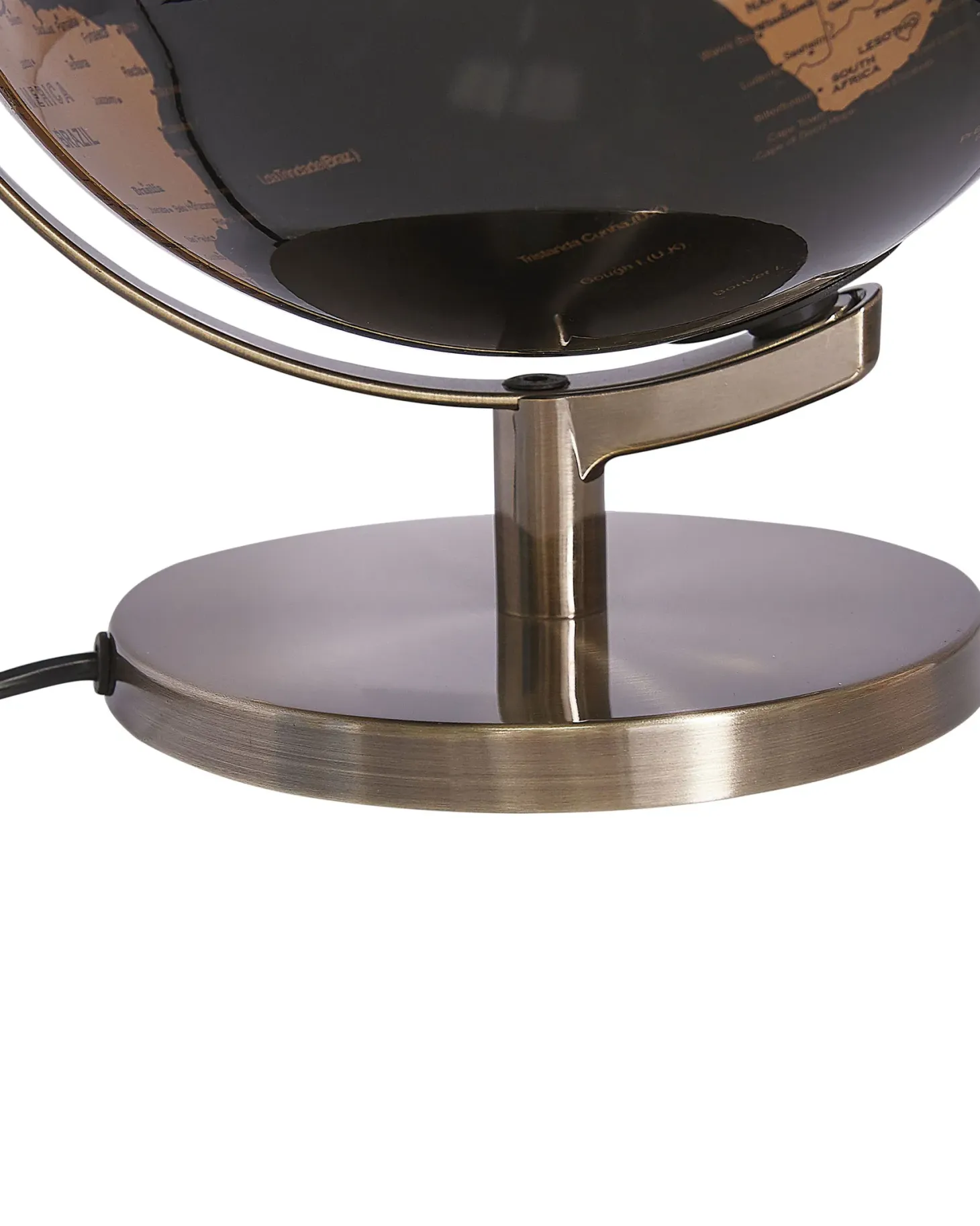 Globus LED MAGELLAN Czarny 32 cm