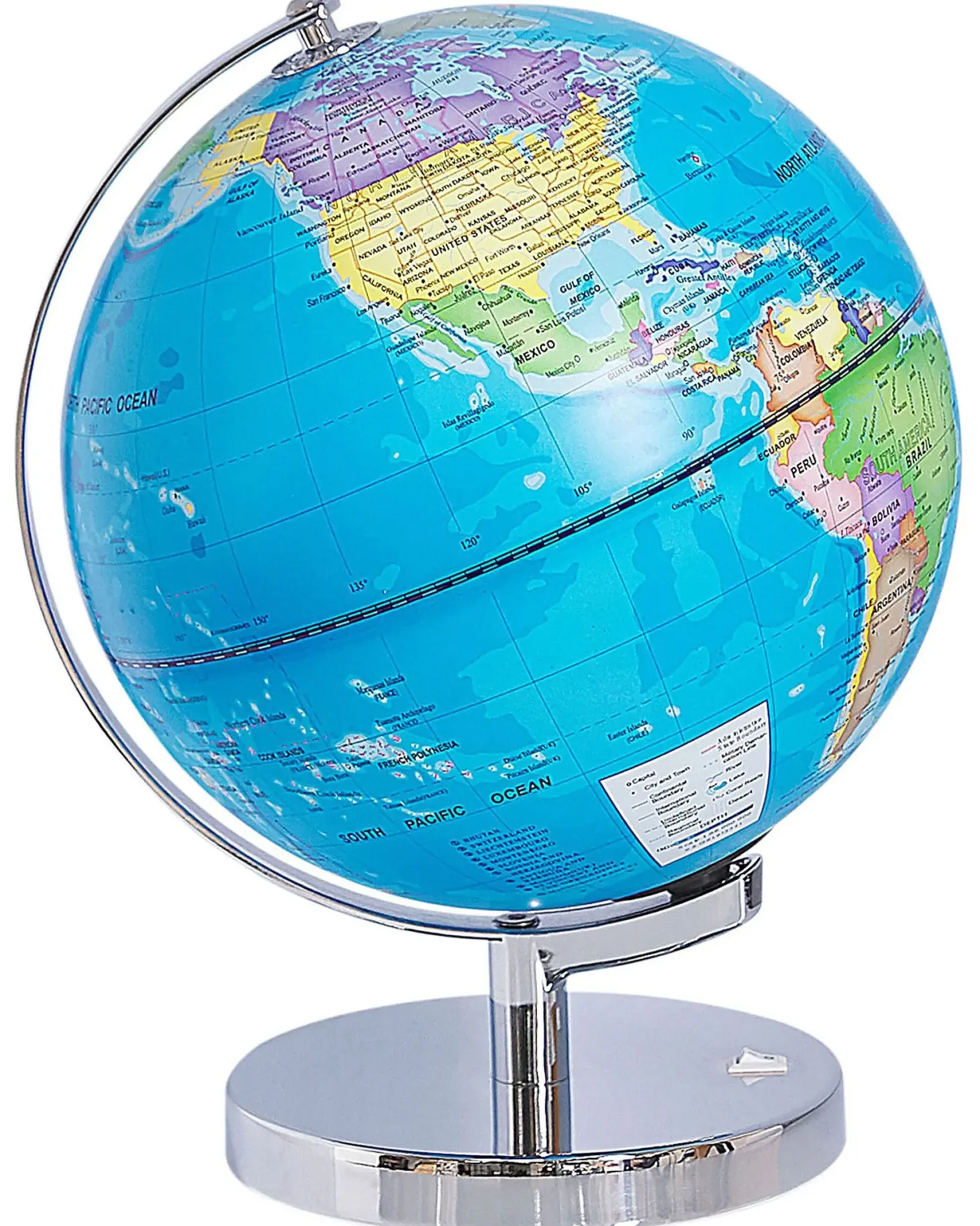 Globus LED STANLEY Niebieski 30 cm
