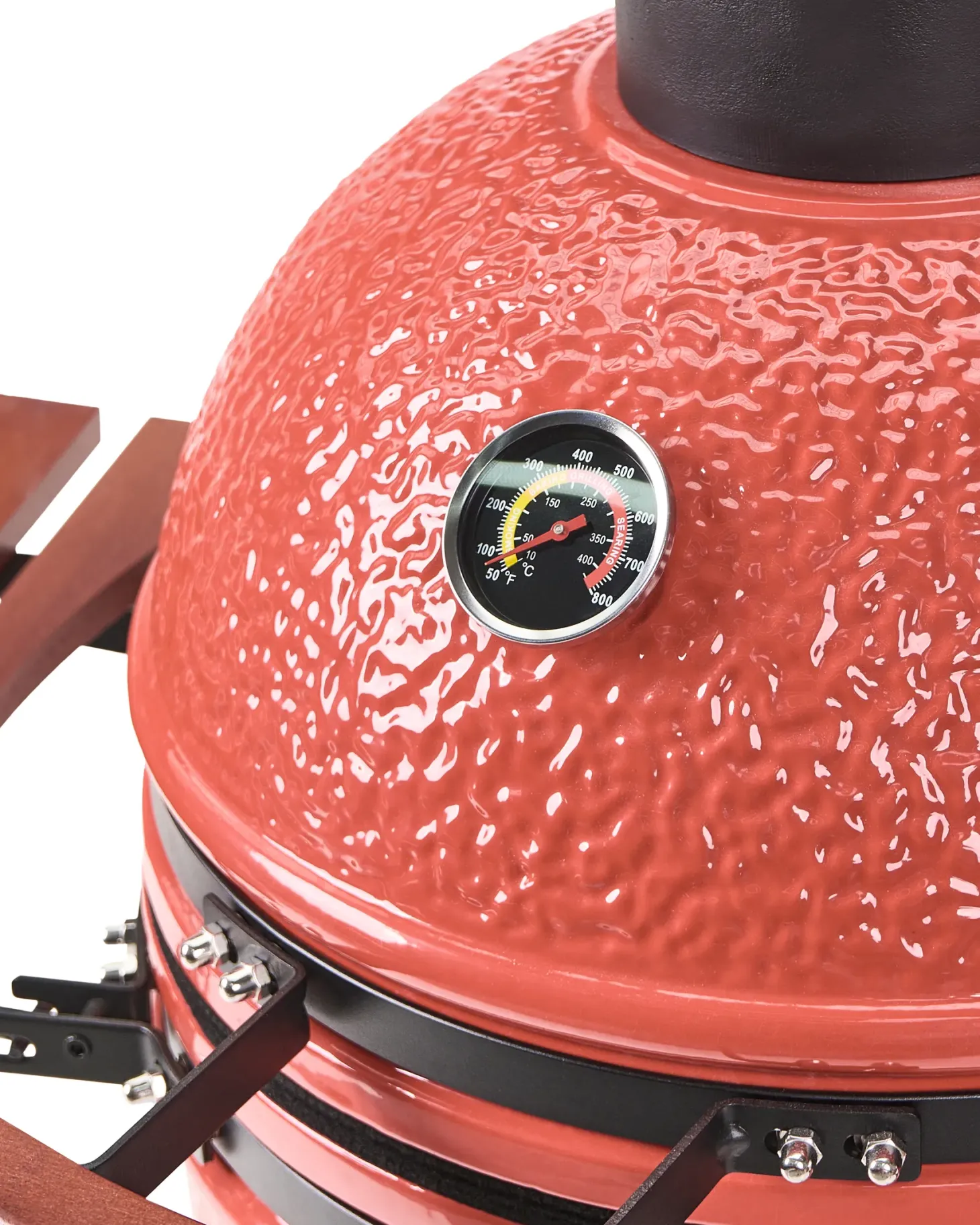 Grill węglowy KAMADO Ceramika Czerwony