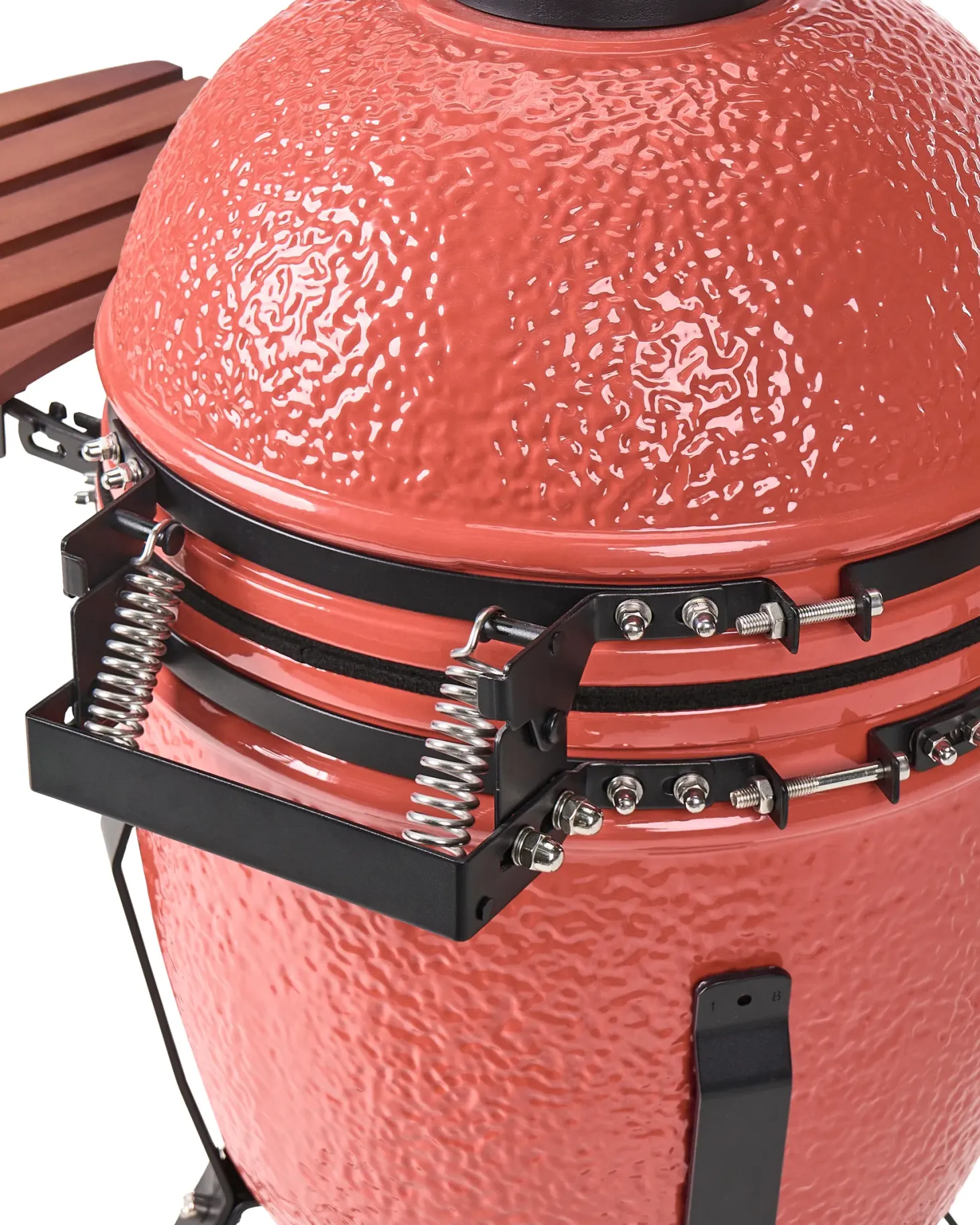 Grill węglowy KAMADO Ceramika Czerwony