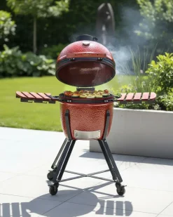 Grill węglowy KAMADO Ceramika Czerwony