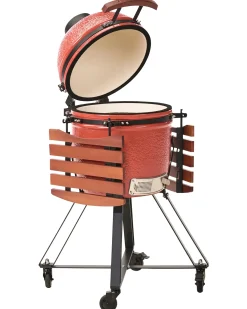 Grill węglowy KAMADO Ceramika Czerwony