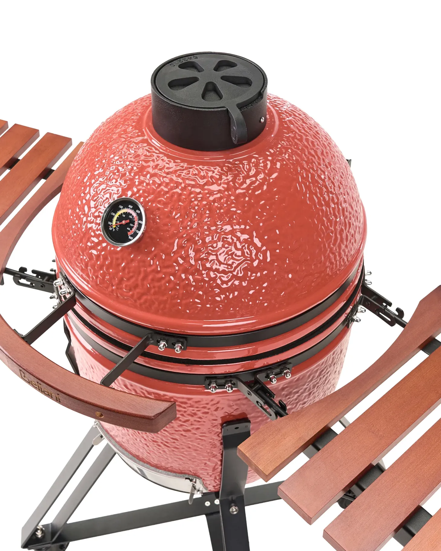 Grill węglowy KAMADO Ceramika Czerwony