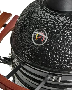 Grill węglowy KAMADO Ceramika Czarny