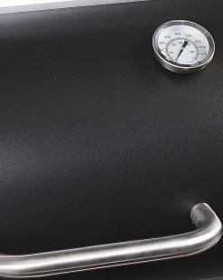 Grill węglowy KATLA Z wędzarnią Metal Czarny