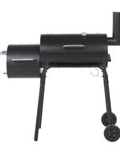 Grill węglowy KATLA Z wędzarnią Metal Czarny