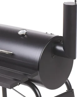 Grill węglowy KATLA Z wędzarnią Metal Czarny