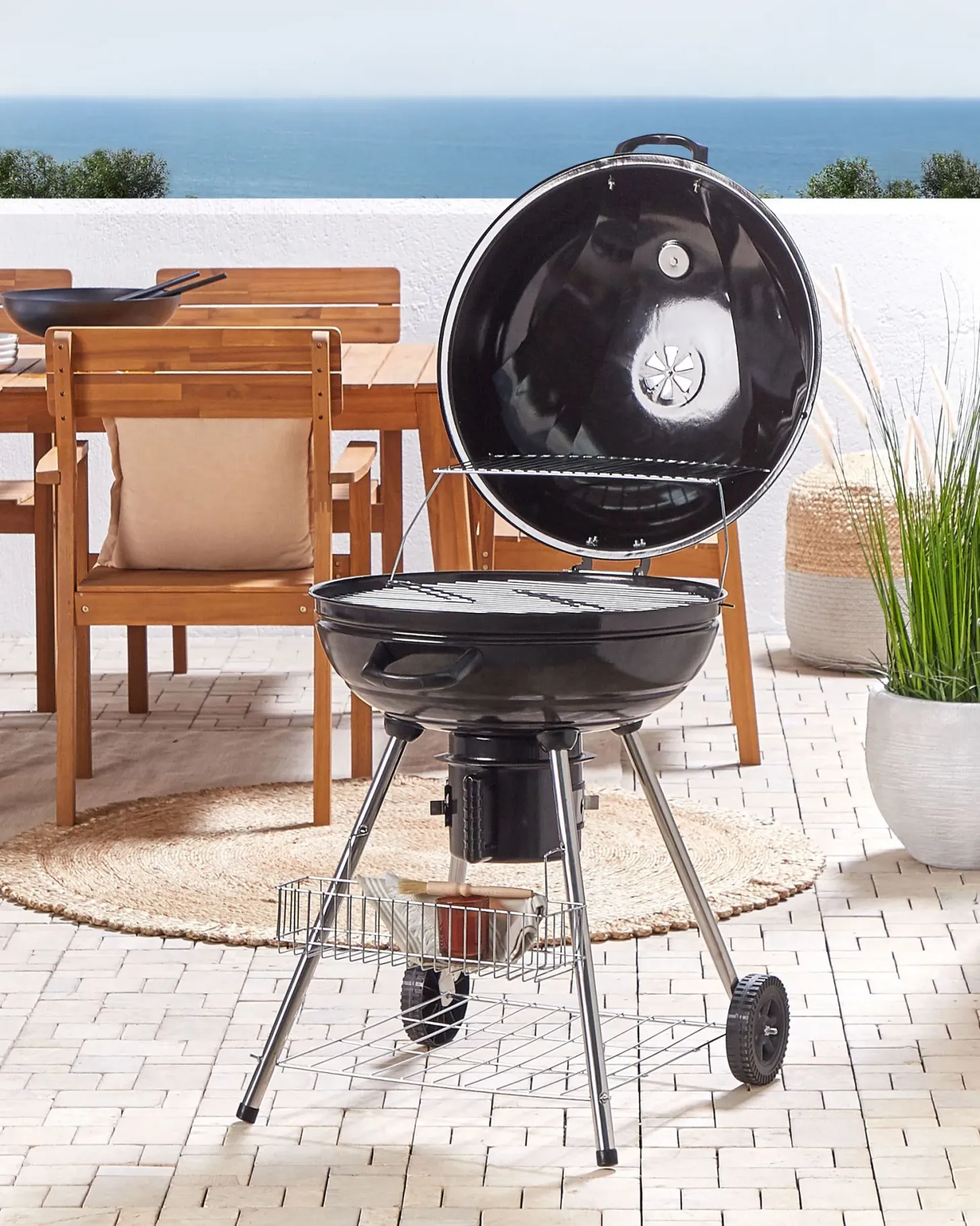 Grill węglowy MARAPI Metal Czarny