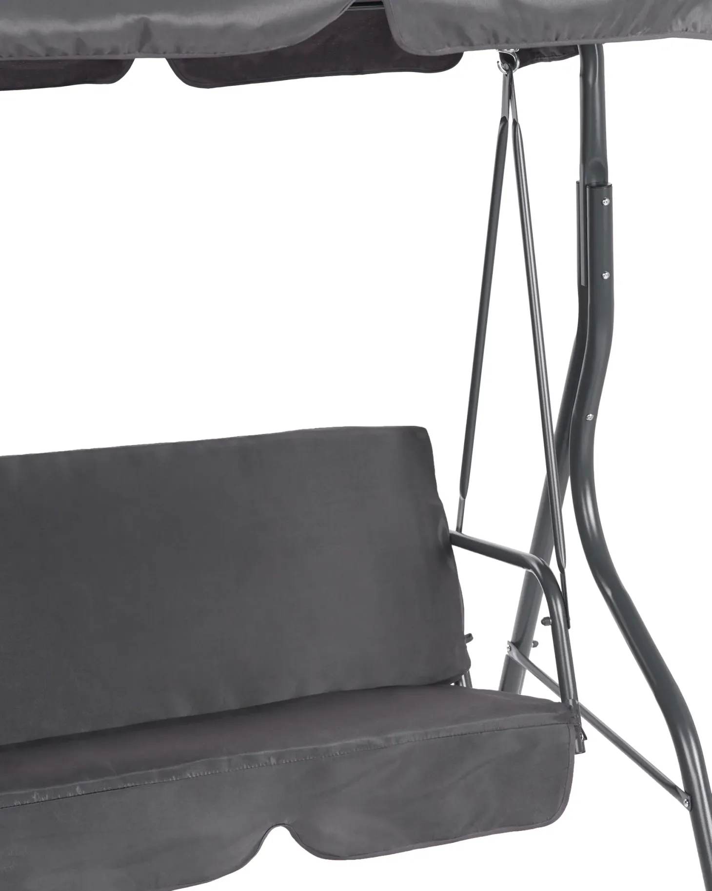 Huśtawka ogrodowa CHAPLIN Metal Ciemnoszary