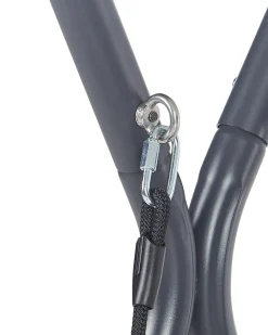 Huśtawka ogrodowa FIASTRA Metal Jasnoszary