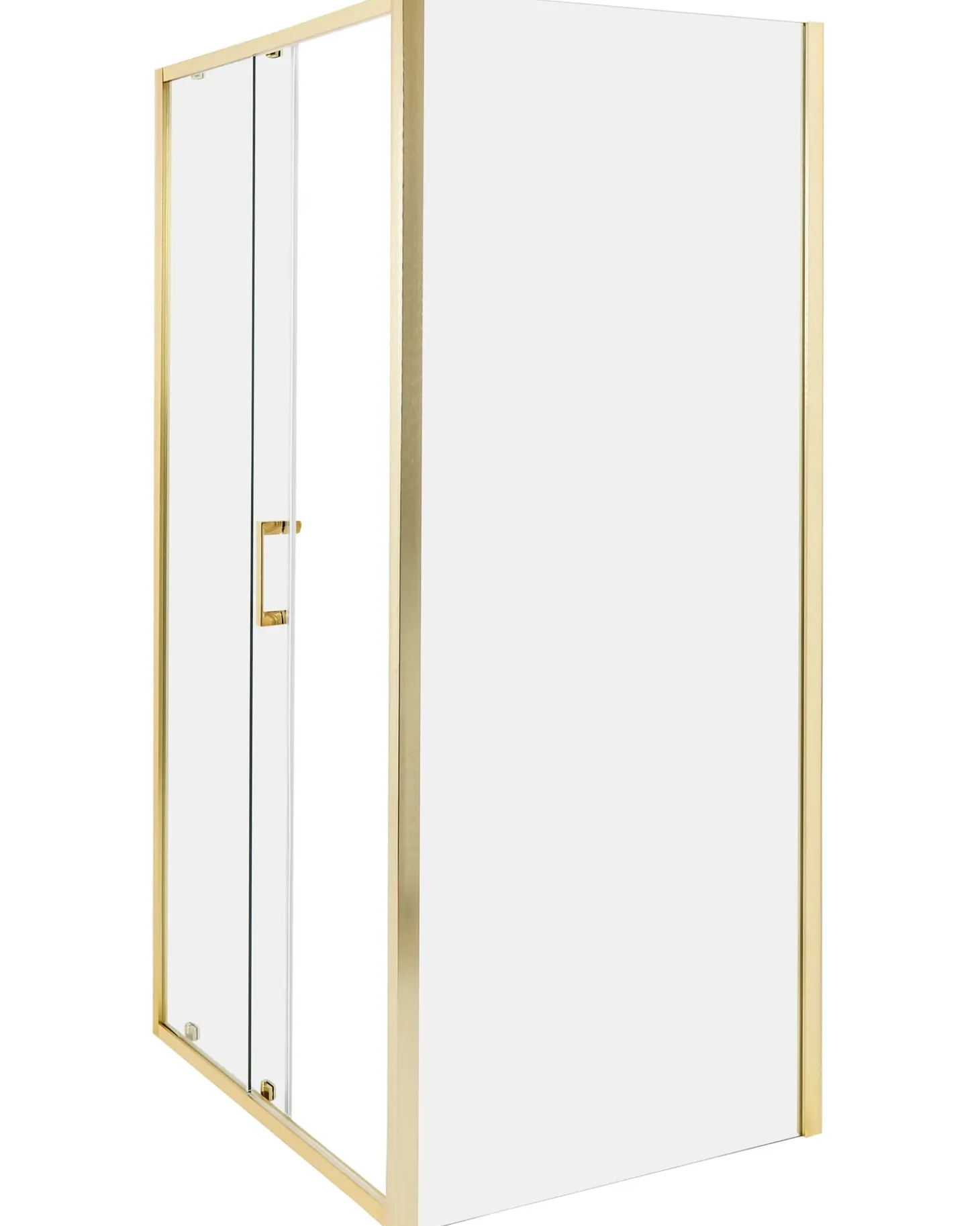 Outlet Kabina prysznicowa YORO 80 x 100 x 185 cm Złoty Wszystkie Prysznice|Kabiny Prysznicowe