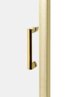 Outlet Kabina prysznicowa YORO 80 x 100 x 185 cm Złoty Wszystkie Prysznice|Kabiny Prysznicowe