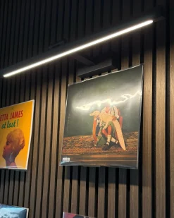 Kinkiet LED obrazowy/łazienkowy ARROS Metal Czarny