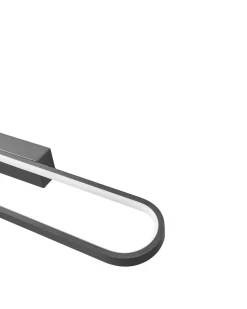 Kinkiet LED obrazowy/łazienkowy MIDOU Metal Czarny