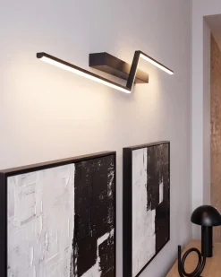 Kinkiet LED obrazowy/łazienkowy NOCEDA Metal Czarny