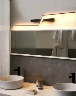 Kinkiet LED obrazowy/łazienkowy NOCEDA Metal Czarny