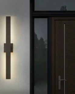 Kinkiet zewnętrzny LED MELGAM Czarny