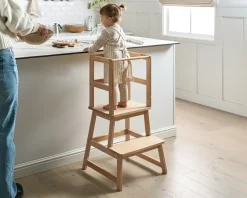New Kitchen helper BREMER Drewno sosnowe Jasno Dzieci Krzesła I Stoły Dziecięce|Wszystkie Fotele